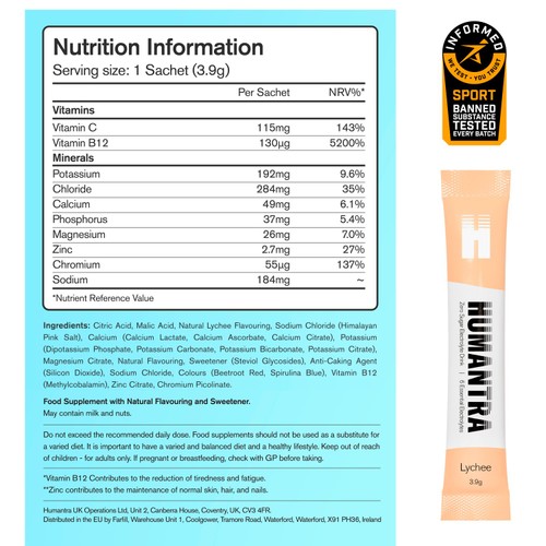 Humantra Lychee Electrolyte Powder