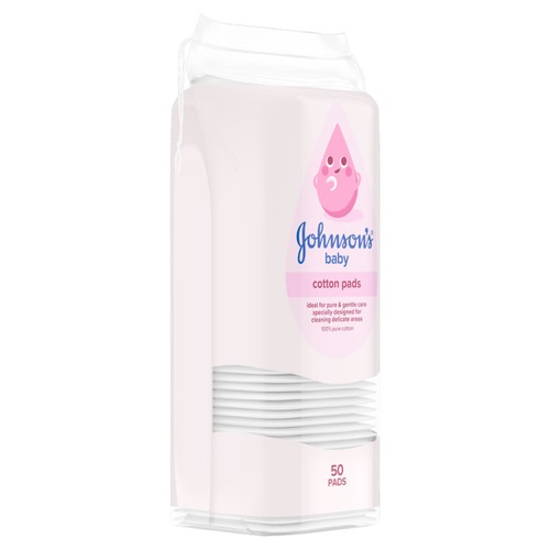 Johnson's Baby Cotton Pads- 50 Pads