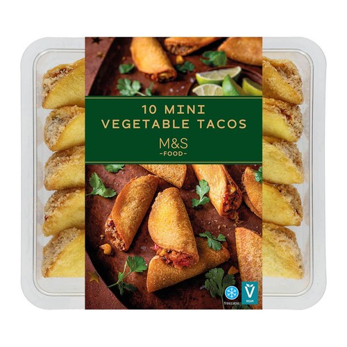 M&S 10 Mini Vegetable Tacos