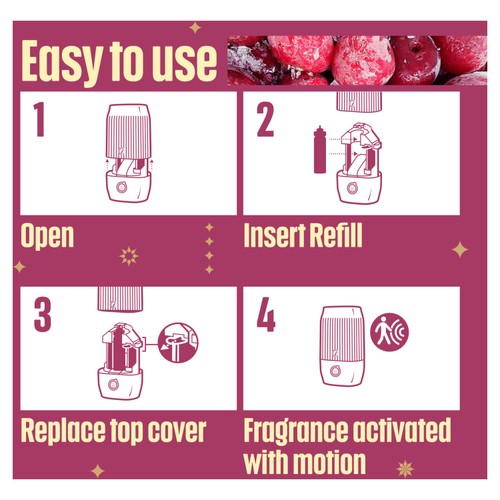 Glade ONE Sense & Spray Holder & Refill  Frosted Floral Cherries