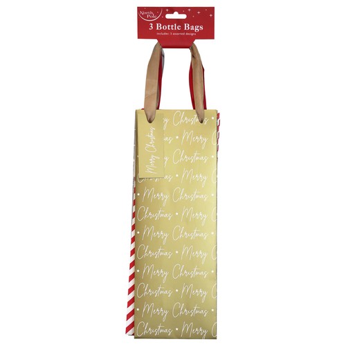 Christmas Bottle Bags