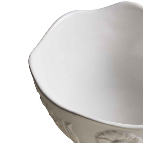 M&S Spring Meadow Footed Serving Bowl, Cream