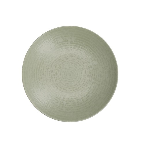 KitchenCraft Stoneware Coupe 22cm Bowl Set, Green