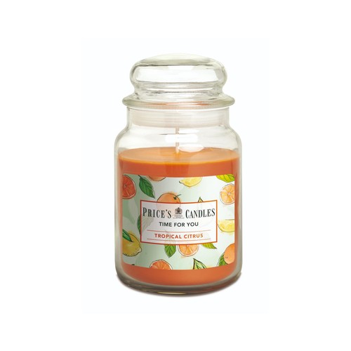 Price's Tropical Citrus Large Jar Candle