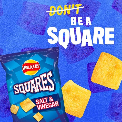 Walkers Squares Flavour Potato Snacks 12 x 22g