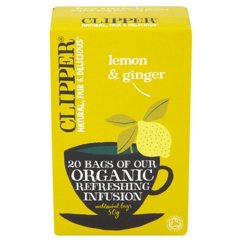 Clipper Organic Lemon & Ginger Infusion