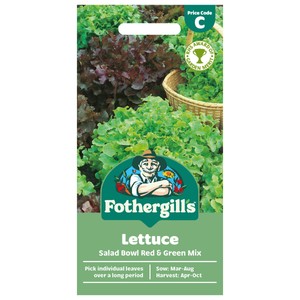 Mr Fothergill's Lettuce Salad Bowl Red