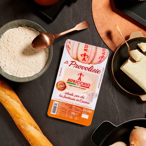 Auricchio Smoked Provolone Thin Cheese Slices
