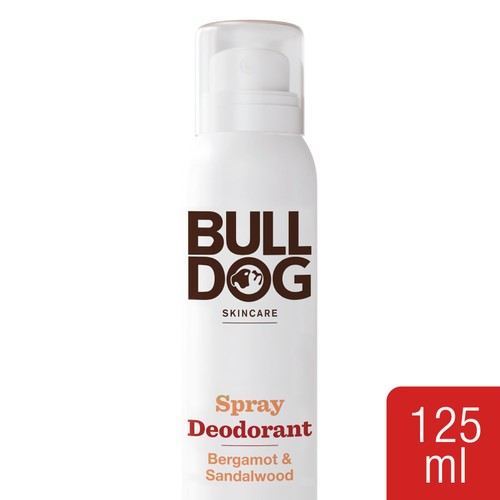 Bulldog Bergamot & Sandalwood Naturally Propelled Spray Deodorant