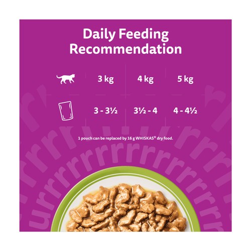 Whiskas 7+ Senior Wet Cat Food Mixed Menu in Gravy