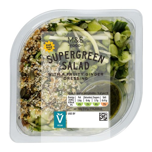 M&S Supergreen Salad in a Fruity Dressing