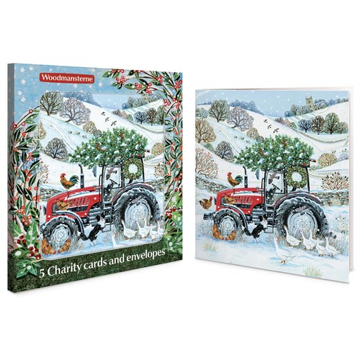 Tractor Christmas Card Pack