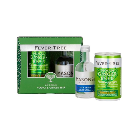Fever-Tree The Ultimate Vodka & Ginger Beer Gift Set with Masons Vodka