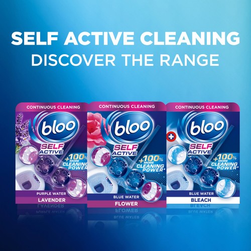 Bloo Colour Active+ Bleach Toilet Rim Blocks