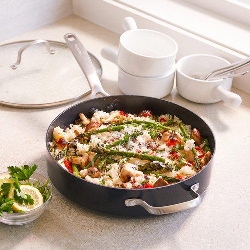 GreenPan Copenhagen Aluminium Non-Stick 28cm, 4.3 Litre Skillet with lid