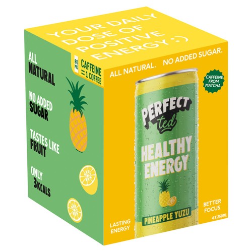 PerfectTed Natural Energy Pineapple Yuzu