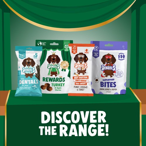 Denzel's Premium Rewards Turkey & Apple Meat Dog Treats