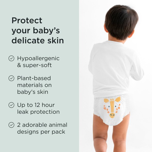 Kit & Kin Hypoallergenic Nappy Pants Size 7 (17+kg)