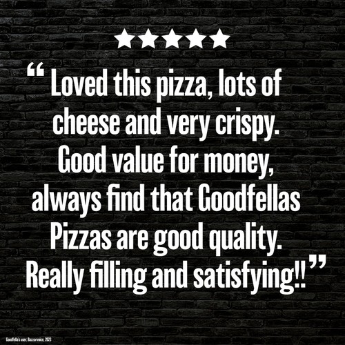 Goodfella's Stonebaked Thin Margherita Cheese Pizza