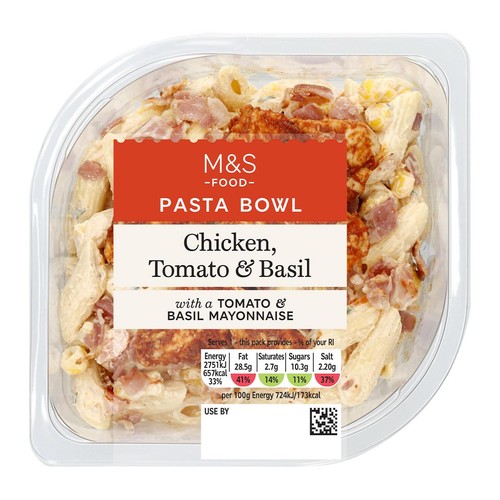 M&S Chicken, Tomato & Basil Pasta Salad