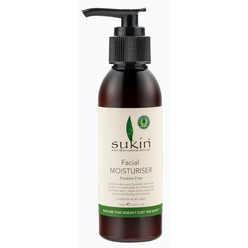 Sukin Natural Hydrating Facial Moisturiser Pump