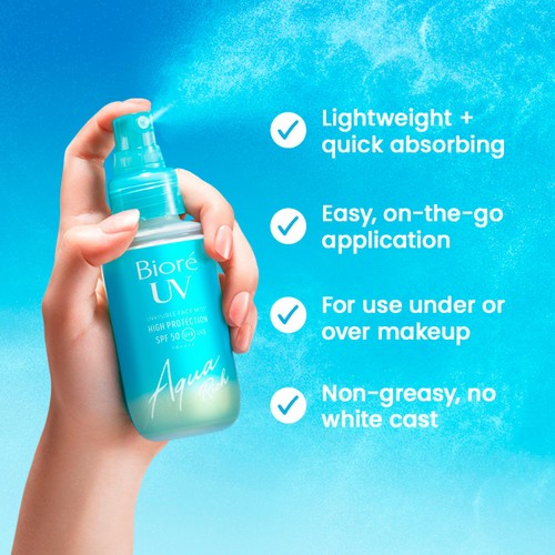 Biore UV Aqua Rich Invisible Face Mist SPF50