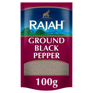 Rajah Black Pepper Ground Spices 100g