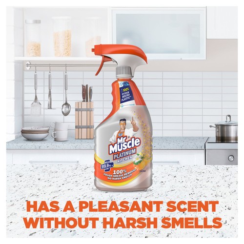 Mr Muscle Platinum Antibacterial Kitchen Spray Citrus
