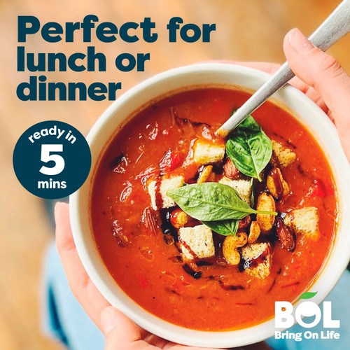 BOL Tomato, Red Pepper & Lentil Power Soup