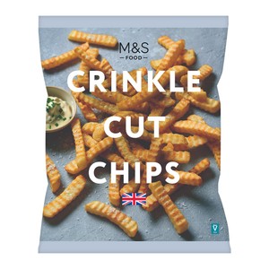 M&S British Crinkle Cut Chips Frozen