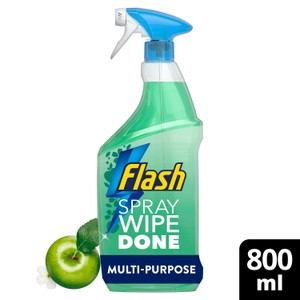 Flash Spray Wipe Done Apple Blossom Multi Purpose Cleaning Spray 800ml