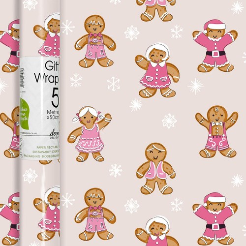 Gingerbread Christmas Rollwrap