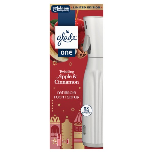Glade ONE Refillable Room Spray Twinkling Apple & Cinnamon