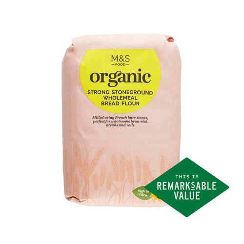 M&S Organic Strong Stoneground Wholemeal Bread Flour