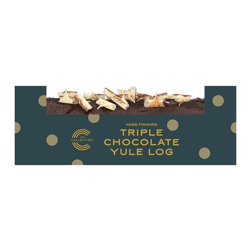 M&S Collection Triple Chocolate Yule Log