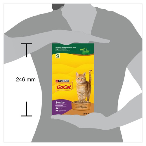 Go-Cat Senior Chicken and Turkey Dry Cat Food 