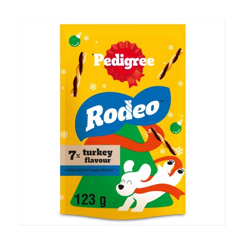 Pedigree Christmas Rodeo Dog Treats with Turkey