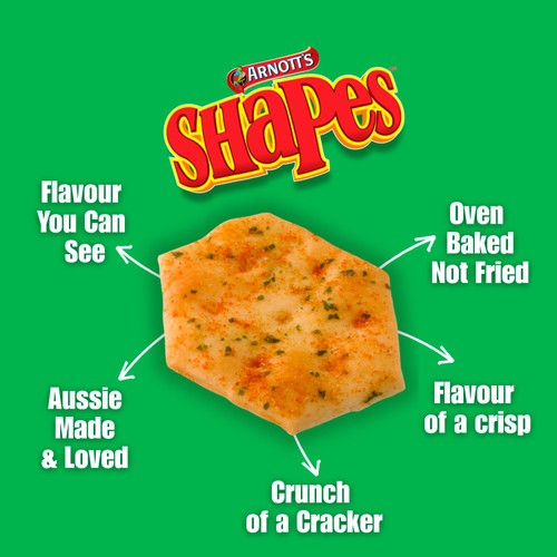 Arnotts Shapes Gluten Free BBQ