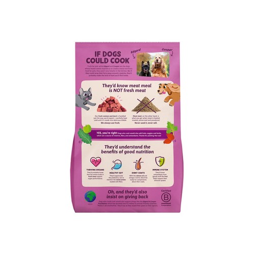 Edgard & Cooper Adult Grain Free Dry Dog Food with Venison & Free-Run Duck