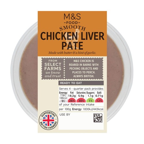 M&S Smooth Chicken Liver Pate