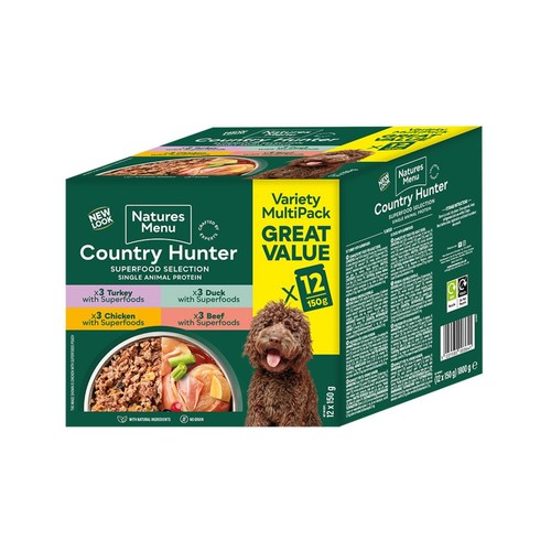 Natures Menu Country Hunter Superfood Selection Wet Dog Food
