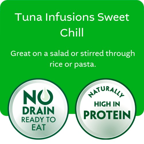 John West Sweet Chilli No Drain Tuna Infusions