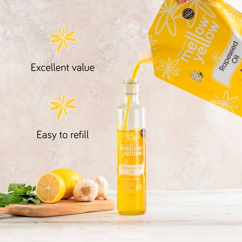 Farringtons Mellow Yellow Cold Pressed Rapeseed Oil Refill