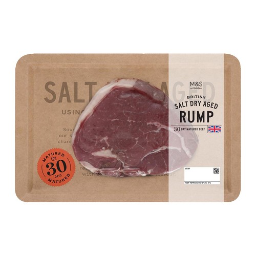 M&S Salt Dry Aged Rump Steak
