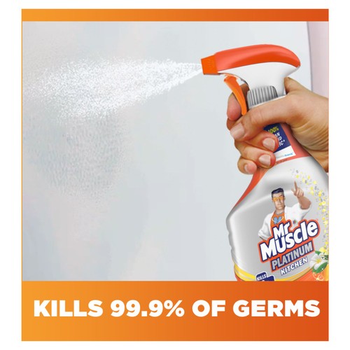 Mr Muscle Platinum Antibacterial Kitchen Spray Citrus
