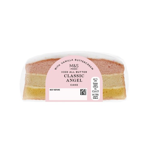 M&S classic angel cake