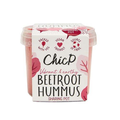 ChicP Sharing Table Velvet Beetroot & Horseradish Hummus Pot