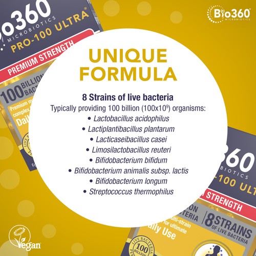 Bio360 Pro-100 Ultra Capsules from Natures Aid