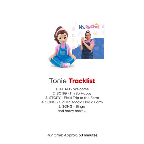 Tonies Ms Rachel Audio Tonie Character