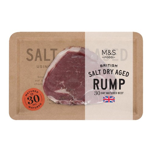 M&S Salt Dry Aged Rump Steak